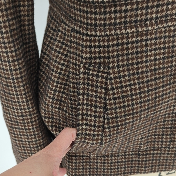 Banana Republic Brown Plaid / Houndstooth Blazer - Picture 4 of 8